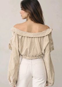 Cropped Corduroy Jacket