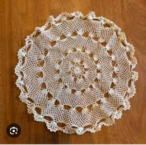 Handmade Crochet Doily Table Decor