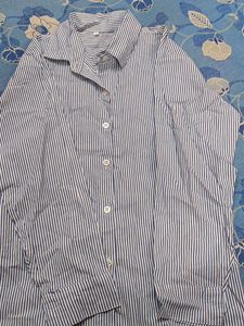 Classic Striped Button-Up Shirt