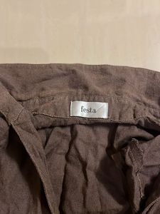 Stylish Brown Sleeveless Top