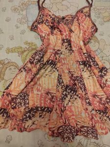 Boho Print Asymmetrical Detail Top