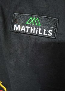 Black Mathills Upbite Polo Shirt Only S Size