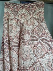 Boho Paisley Smocked Maxi Dress