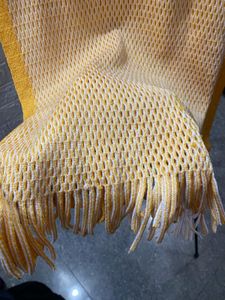 Open-Weave Fringed Scarf /Stole