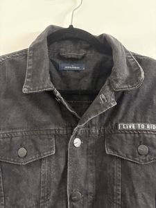 Men's Black Denim Jacket