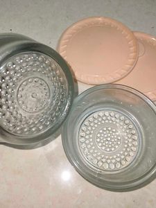 Glass Storage Bowls with Lids