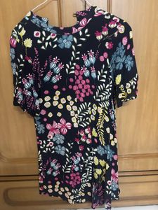 Label Ritu Kumar Floral Print Mini Dress