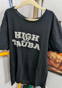 Black Graphic Tee (High Tauba)