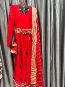 Gown Red party wear