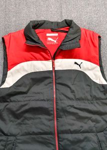 Puma colorblocked puffer vest