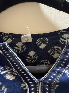 Stylish Blue Printed Kurta