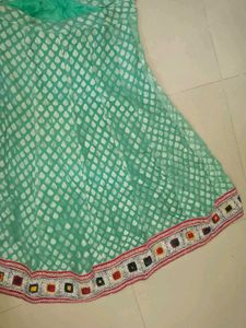 Beautiful Green Ethnic Skirt