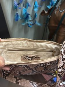 Leopard &amp; Snake Pattern Shoulder Bag