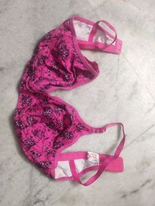 Cotton Bra Lingerie Pink Colour Size 32