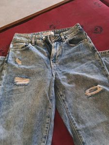 Ripped Denim Pants