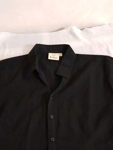 Classic Black Button-Up Shirt