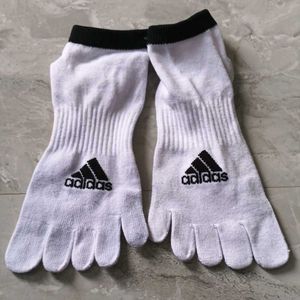 Adidas White Toe Socks
