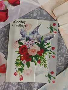 Set of 12  'Happy Birthday' Greeting Cards