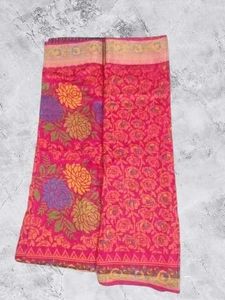 Designer Printed Bollywood Chiffon Brasso Saree