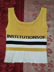 Striped Knit Tank Top