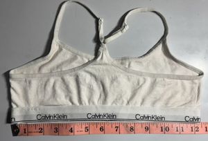 Calvin Klein White Sports Bra