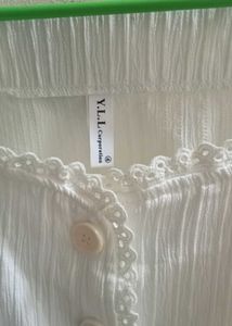 Cute White Puff Sleeve Top