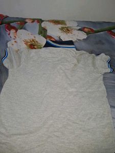 Grey Football T-Shirt