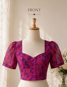 Floral Puff Sleeve Blouse