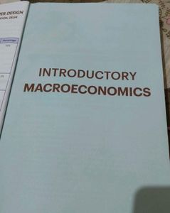 Introductory Macroeconomics Class XII Book