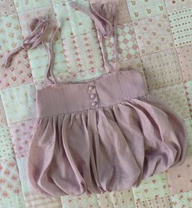 Cute Pink Bubble Romper