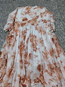 Beautiful Floral Print Maxi Dress