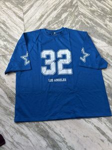 Blue "32 Los Angeles" Graphic T-Shirt