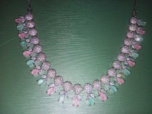 AD NECKLACE WITH EARRINGS