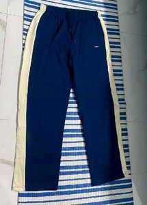Men's Blue &amp; Cream Track Pants