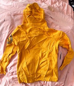 Roots Athletics Yellow Zip Hoodie