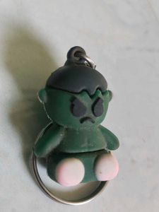Cute Green Character Keychain