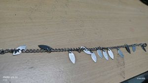 Silver Leaf Charm Bracelet jwellery korean style