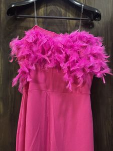 Gorgeous 🪶 Feather Drsss Like New With Tag