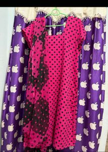 Chic Pink Polka Dot suit