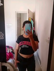 Black Brooklyn Crop Top