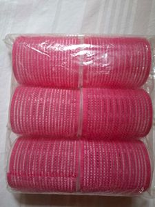 Set of Pink Hair Rollers 1inch