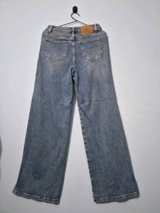 Wide Leg Denim Jeans