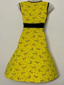 Pintresty Yellow Floral Mini Dress