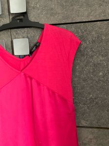 Mango V-Neck Cap Sleeve Top
