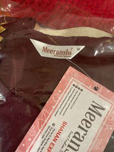 Maroon a Line Kurta Set-New