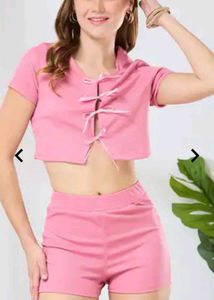 Co-ords set pink colour