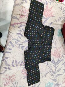 Black Blouse with Diamond Print pack of 5