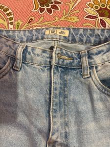Light Wash Wide Leg Jeans