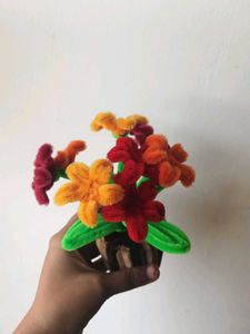 Cute Pipe Cleaner Potted Plant