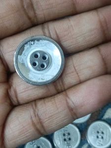 9 piece bonta est. 87  silver metal button (